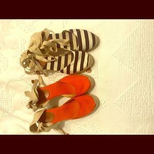 2 FABULOUS PAIR Of J.CREW SANDALS!!